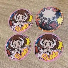 ヒロアカ　ファミマ　コラボステッカー　爆豪　お茶子