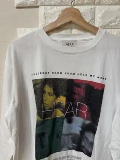 HEAR MY NAME グラフィックプリント 長袖Tシャツ