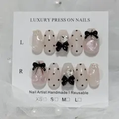 現品 ネイルチップ さくらんぼ フレンチガーリー 量産型 ワンホン ちゅるん