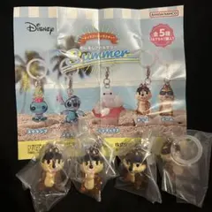 ディズニーキャラクター　めじるしアクセサリー　Summer　4点セット