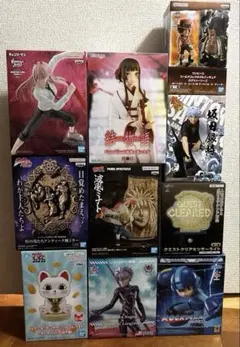 NARUTOチェンソーマンロックマンエヴァンゲリオンワンピース銀魂結物語　10点