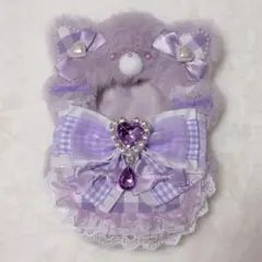 ♡ ぬい服 ♡ 10cm ♡ にじぱぺっと ♡ 猫耳 ♡ 紫 ♡ むらさき ♡