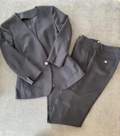 ネイビー パンツスーツ セット36サイズ