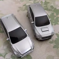 シルバー EyeSight X ミニカー 2台セット