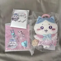 ちいかわ　てんし あくま マスコット ミラーステッカー キーリング ハチワレ