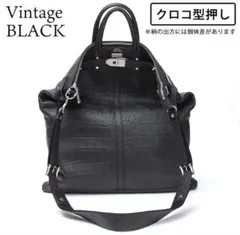 新品タグ付き♡M.U.L.♡ヘルメットバックLサイズ♡ VintageBLACK