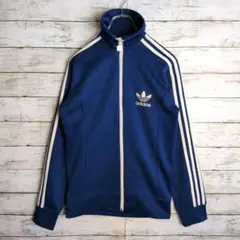 adidas アディダス トラックジャケット ジャージ トレフォイルロゴ ブルー