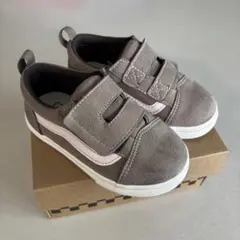 VANS オールドスクール 16cm ベージュピンク キッズシューズ 箱有