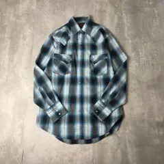 Levi's】 リーバイス 70s オンブレチェック 長袖 ウエスタンシャツ