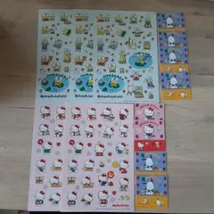公*o様 平成レトロ　当時物　レア　サンリオキャラクターシール 　まとめ売り