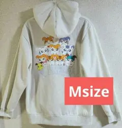 しまむら★とっとこハム太郎★ 裏起毛パーカー★新品★淡灰★Msizeアベイル