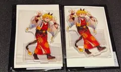 鬼滅の刃 午年 アクリルスタンド 2点 我妻善逸