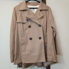 ※訳有りです！ earth music&ecology　ショート丈コート　異素材