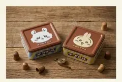 チロルチョコ スクエア缶 2個セット　ちいかわ　モモンガ　うさぎのサムネイル