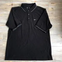 NIKE ナイキ ポロシャツ ブラック ゴルフウェア ドライフィット
