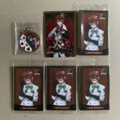 ツイステッドワンダーランド　リドル　ステンドグラス風チャーム　メタルカード