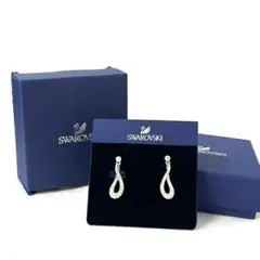 スワロフスキー　イヤリング シルバー ドロップ 希少 レア Swarovski