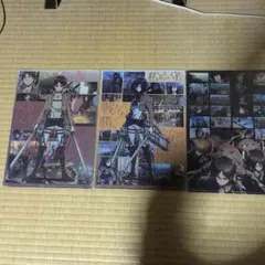 進撃の巨人 クリアファイル3枚セット