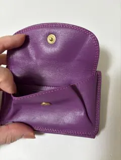 WAKO 三つ折り財布 パープルのサムネイル