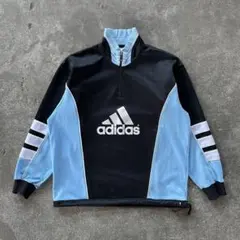 90s oldアディダス ギミック プルオーバートラックジャケット ハーフジップ