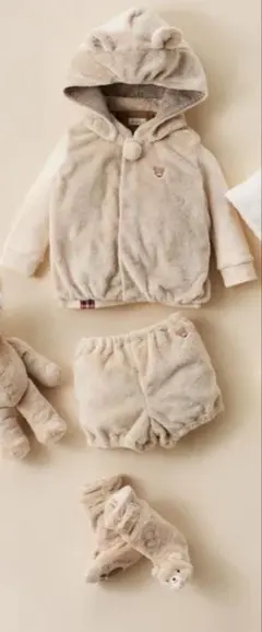 ミキハウスくまさんベビー服　3点セット