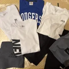 男の子Tシャツ4枚ハーフパンツ3枚セット売り