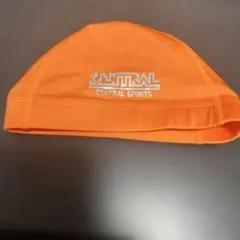 CENTRAL SPORTS 水泳帽 オレンジ