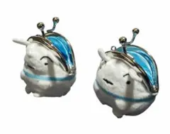 ★未使用★クレヨンしんちゃん クレしん シロ がま口財布 ミニコインケース