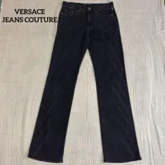 VERSACE JEANS COUTURE ブラックジーンズ　ストレッチのサムネイル