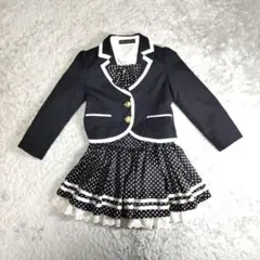 ヒロミチナカノ キッズフォーマル 3点セット女の子120㌢卒園式/入学式/結婚式