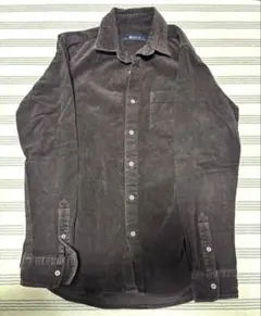 ナノユニバース コーデュロイシャツ 長袖 ブラウン