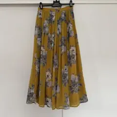 MERCURYDUO 花柄プリーツロングスカートのサムネイル