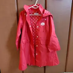 ★ギズモ様専用★miki HOUSE 赤いドット柄コート 110　ミキハウス
