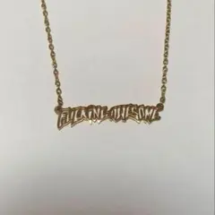 FUCKING AWESOME ロゴ ゴールド ネックレス