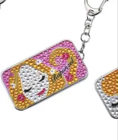 ディズニー(ラプンツェル)シークレットケース キーホルダーキラキラデコ