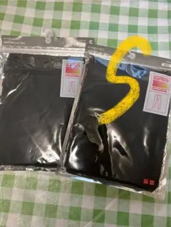 UNIQLO ユニクロヒートテック レギンス メンズSサイズブラック2枚セット