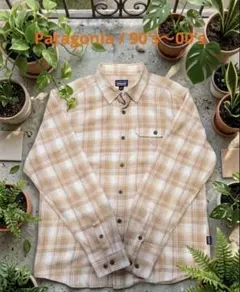 90s 00s Patagonia チェックシャツ　ネルシャツ　古着シティボーイ