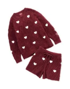 gelato pique ハートアランプルオーバー&ショートパンツSET