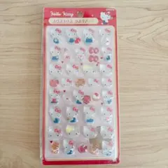 【新品】サンリオ ボンボンドロップシール ぷくぷくシール ハローキティ 赤