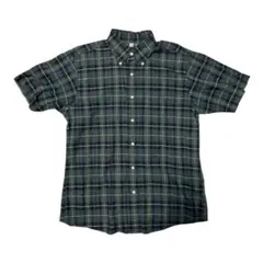 old uniqlo 半袖チェックシャツ 短丈 y2k 円堂守