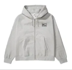 ☆*☆様 Nike STUSSYコラボ ジップパーカー　Mサイズ最終値下げ Stussy Nike Zip Hoodie Grey ステューシー ジップ フーディー (Nike