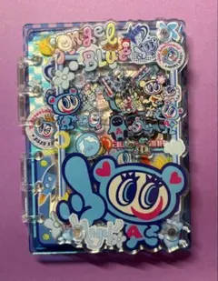 エンジェルブルー　シャカシャカノート　アクリルバインダー シール帳