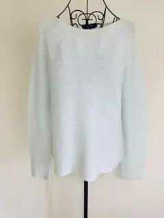 Max Maraオフショルダー ミントグリーン ニットセーター