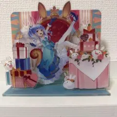 ホロライブ　兎田ぺこら　誕生日記念2022 アクリルジオラマスタンド　中古