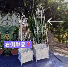 ガーデントレリスプランター（Ｌ)アイアン　アンティーク　オシャレ ガーデントレリスプランター（M)アイアン アンティークスタンド - メルカリ