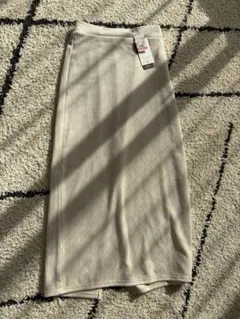 モールコールナロースカート　淡薄橙　M