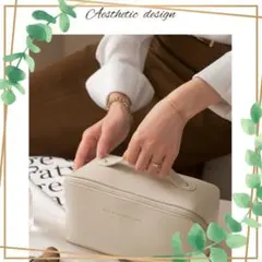 化粧ポーチ　大容量 バニティポーチ 収納 化粧バッグ コスメバッグ 春　韓国