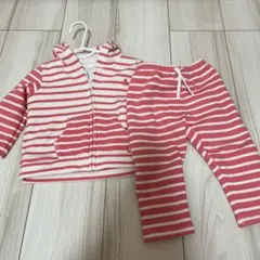 baby Gap 裏起毛　くま耳セットアップ　6-12m 70