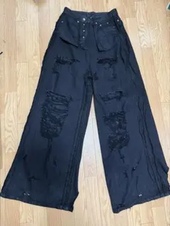 完売品】VANISH LOOSE FIT OIL COATING DENIM