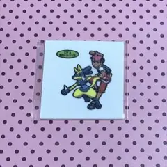 ポケモン デコキャラシール 第215弾 ロイ & 黄色いルカリオ ステッカー